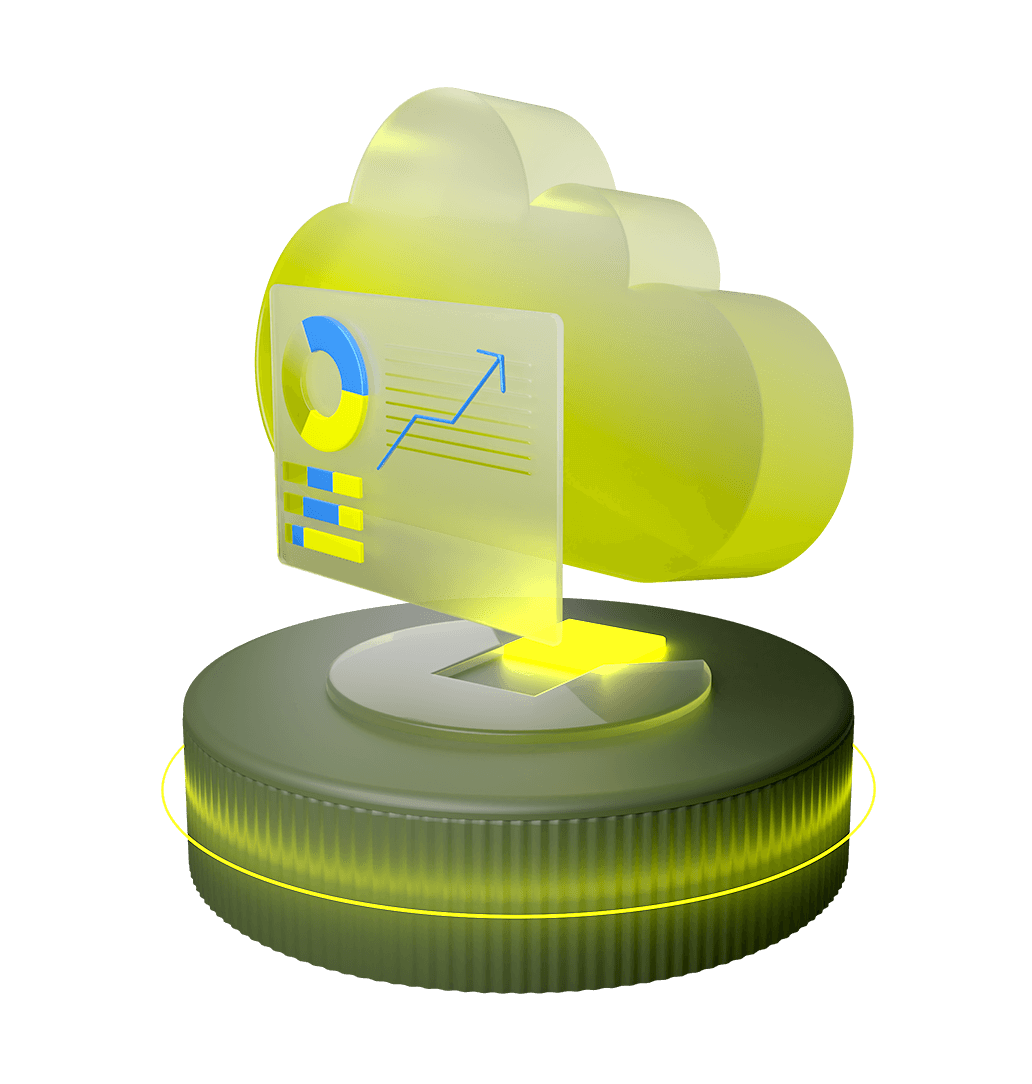 Esg Services - Illustration Cloud Reporting & Cost Analysis